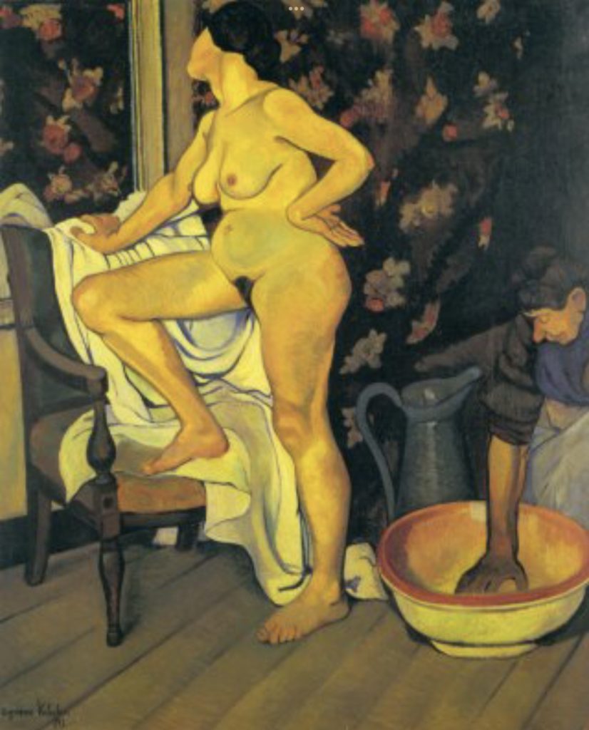 Femme à la toilette, tableau de Suzanne Valadon