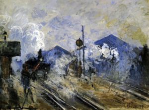 Gare Saint-Lazare par Claude Monet