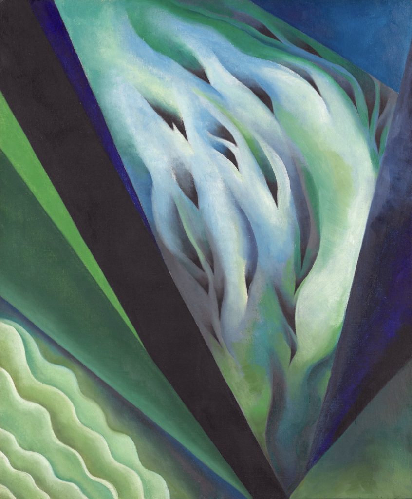 Musique bleue et verte par Georgia O’Keeffe