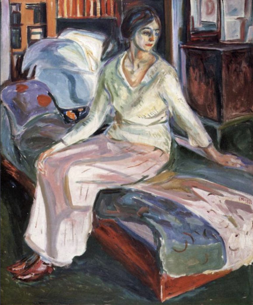 Modèle sur le canapé tableau d’Edvard Munch