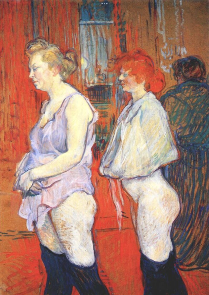 La visite médicale par Henri de Toulouse-Lautrec
