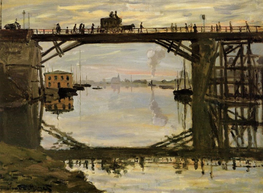 Le pont en bois de Claude Monet