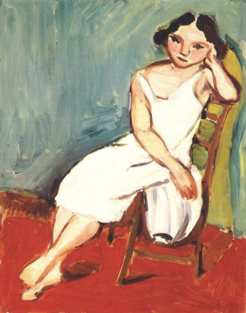 Jeune fille assise d’Henri Matisse 