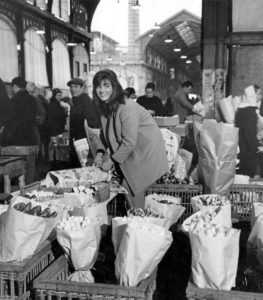 Là fleuristes des Halles, photo de Robert Doisneau