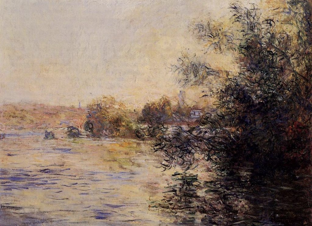 Effets du soir sur la Seine de Claude Monet