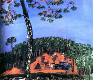 Paysage de l’Esterel par Raoul Dufy