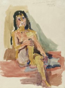 Femme assise d’Oskar Kokoschka