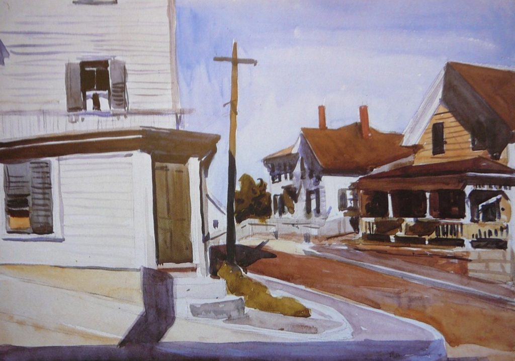 Angle de rue, tableau d’Edward Hopper