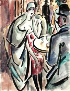 En terrasse de Frans Masereel