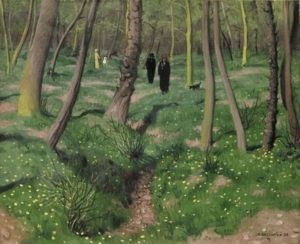 Sous-bois au printemps de Félix Vallotton