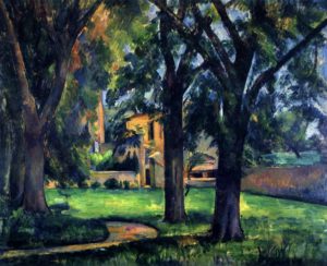 Châtaigniers et ferme de Paul Cézanne