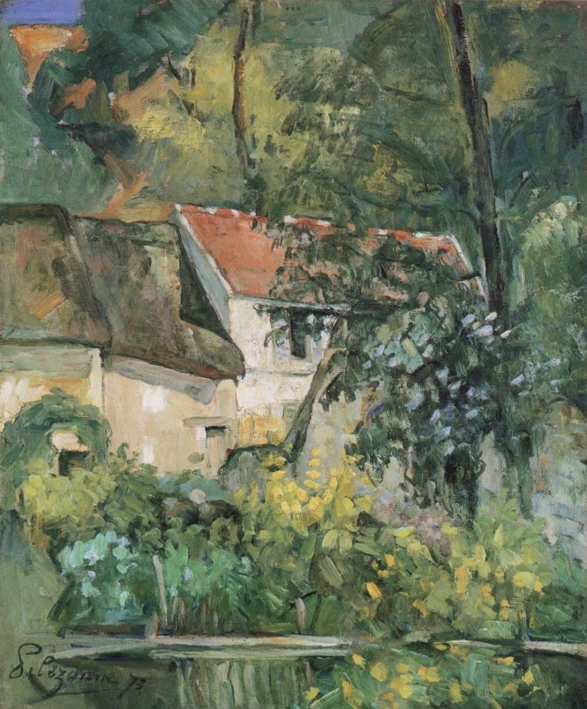 La maison du père Lacroix de Paul Cézanne