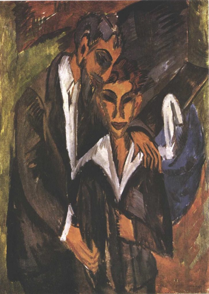  Graef et une amie, tableau d’Ernst Ludwig Kirchner 