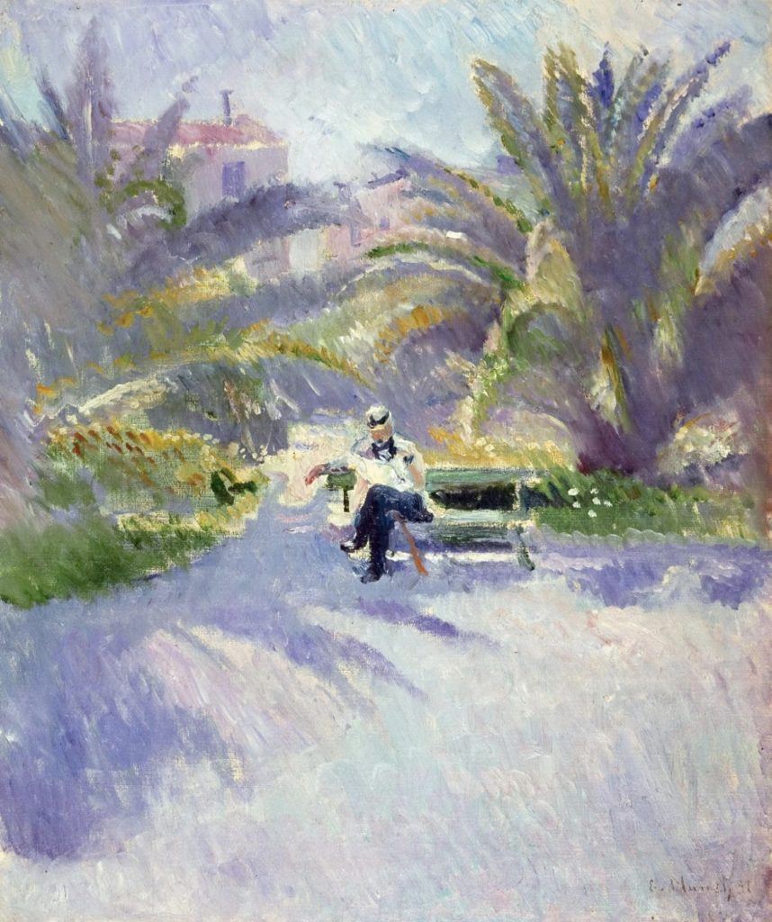 Sous les palmiers à Nice d’Edvard Munch