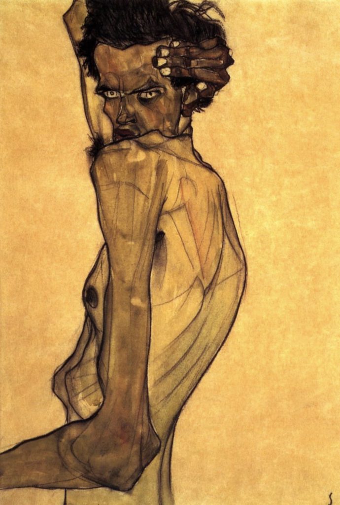 Autoportrait d’Egon Schiele