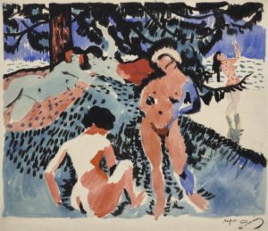 Repos, gouache d’André Derain