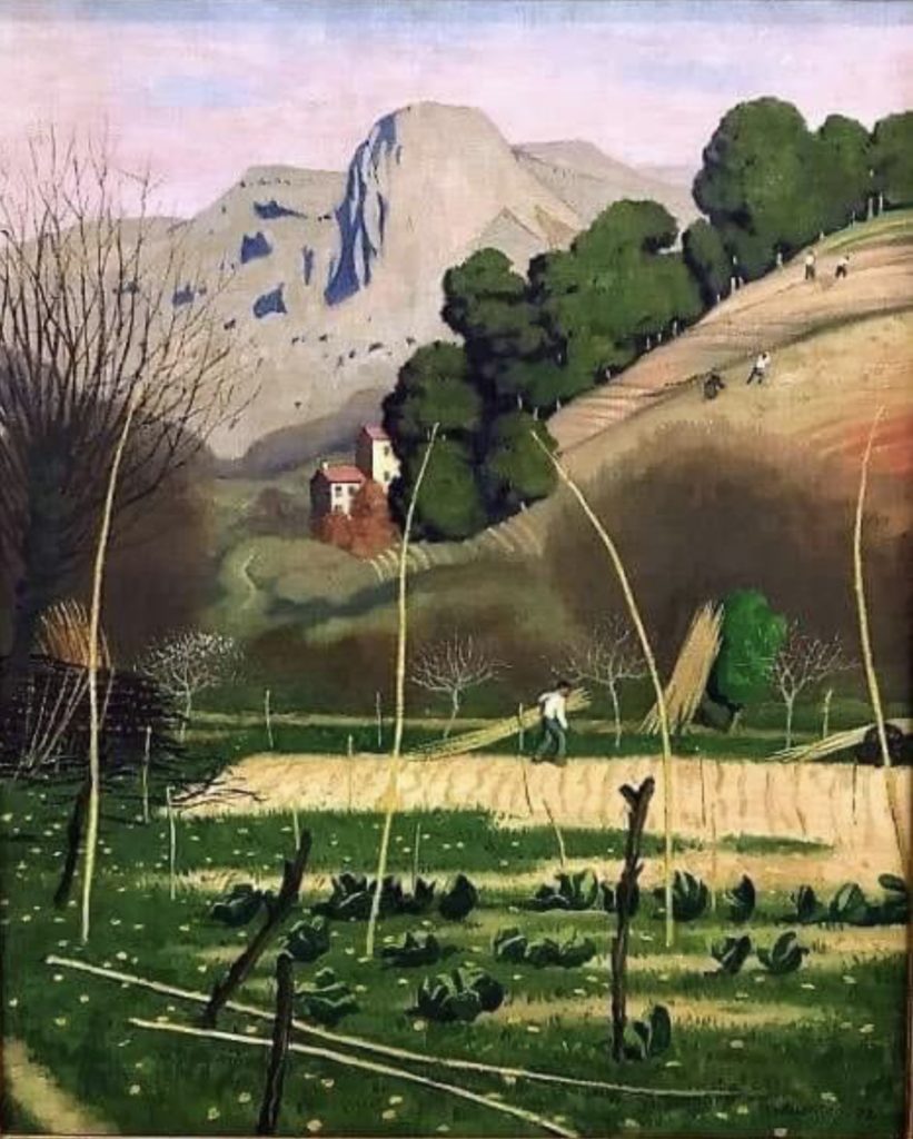 Paysage de Saint-Jeannet, tableau de Félix Vallotton 
