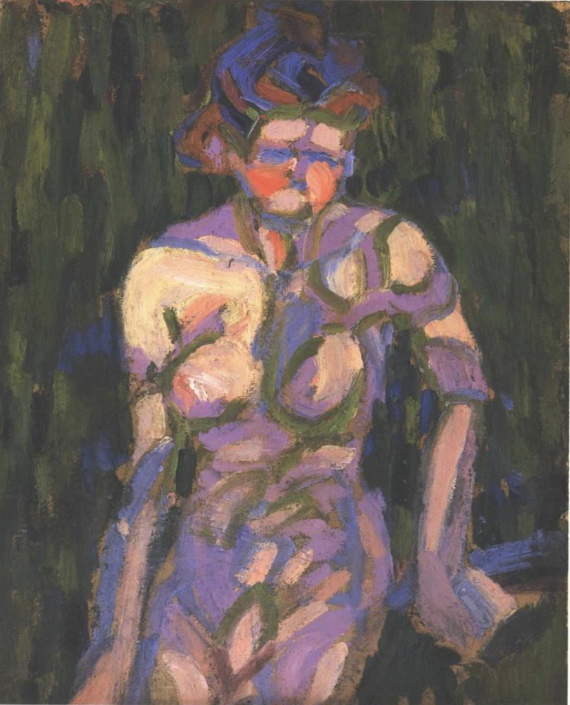 Ernst Ludwig Kirchner - Nu féminin à l’ombre d’une brindille
