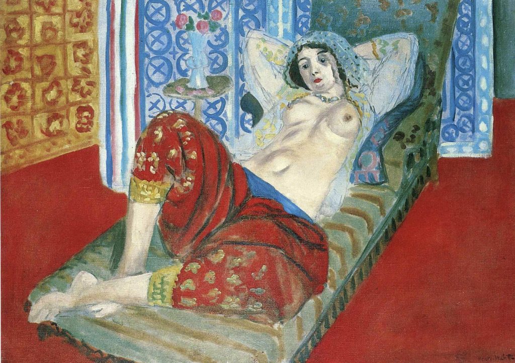 Odalisque en jupe-culotte rouge d’Henri Matisse