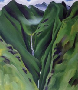Waterfall, tableau de Georgia O’Keeffe