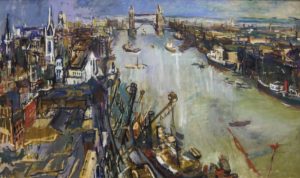 Tower Bridge par Oskar Kokoschka