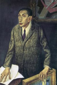 Tableau d’ Otto Dix - Le marchand d’art Alfred Flechtheim