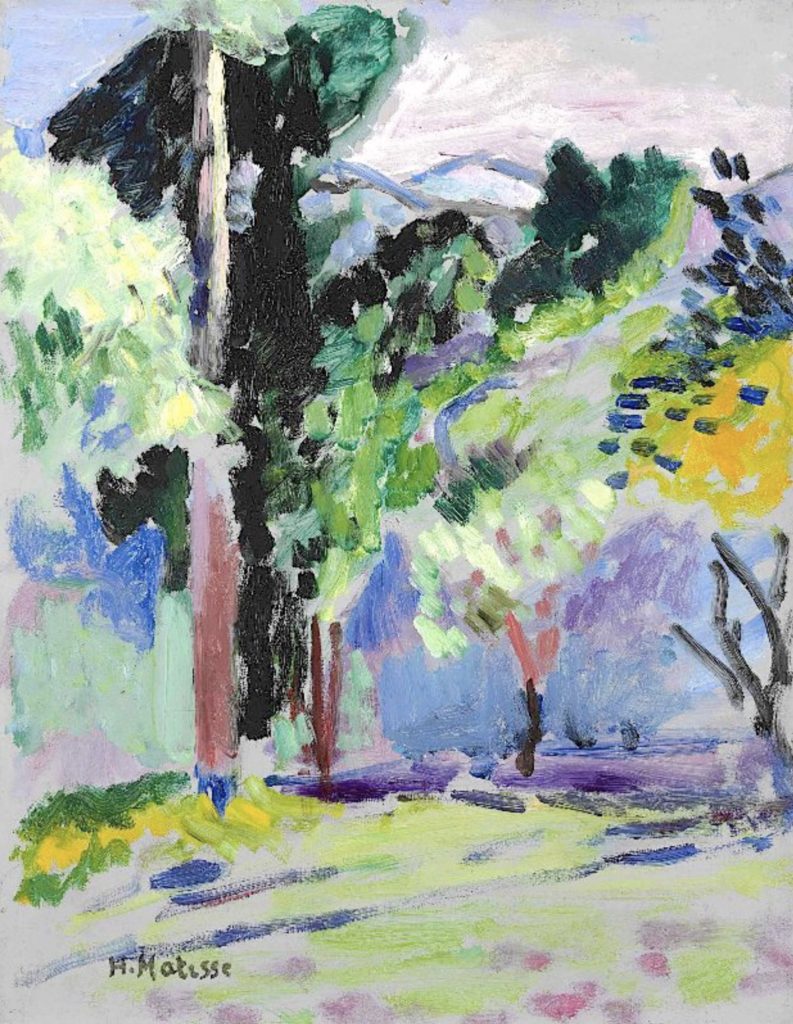 Paysage à Collioure, tableau d’Henri Matisse