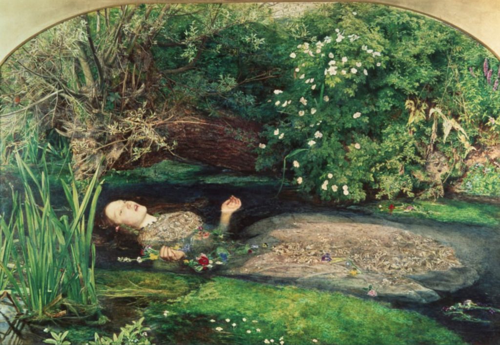 Ophélie, tableau de John Everett Millais