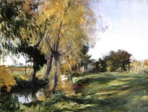Paysage à Broadway, tableau de John Singer Sargent