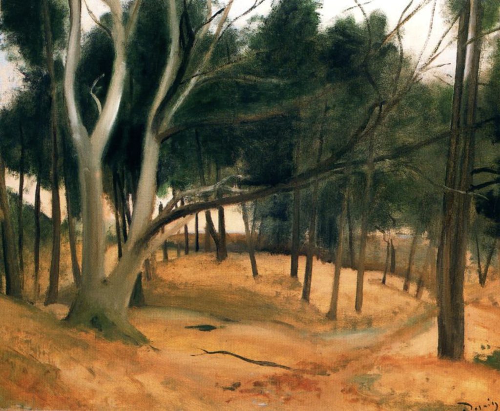 Le chemin de la forêt, tableau d’André Derain