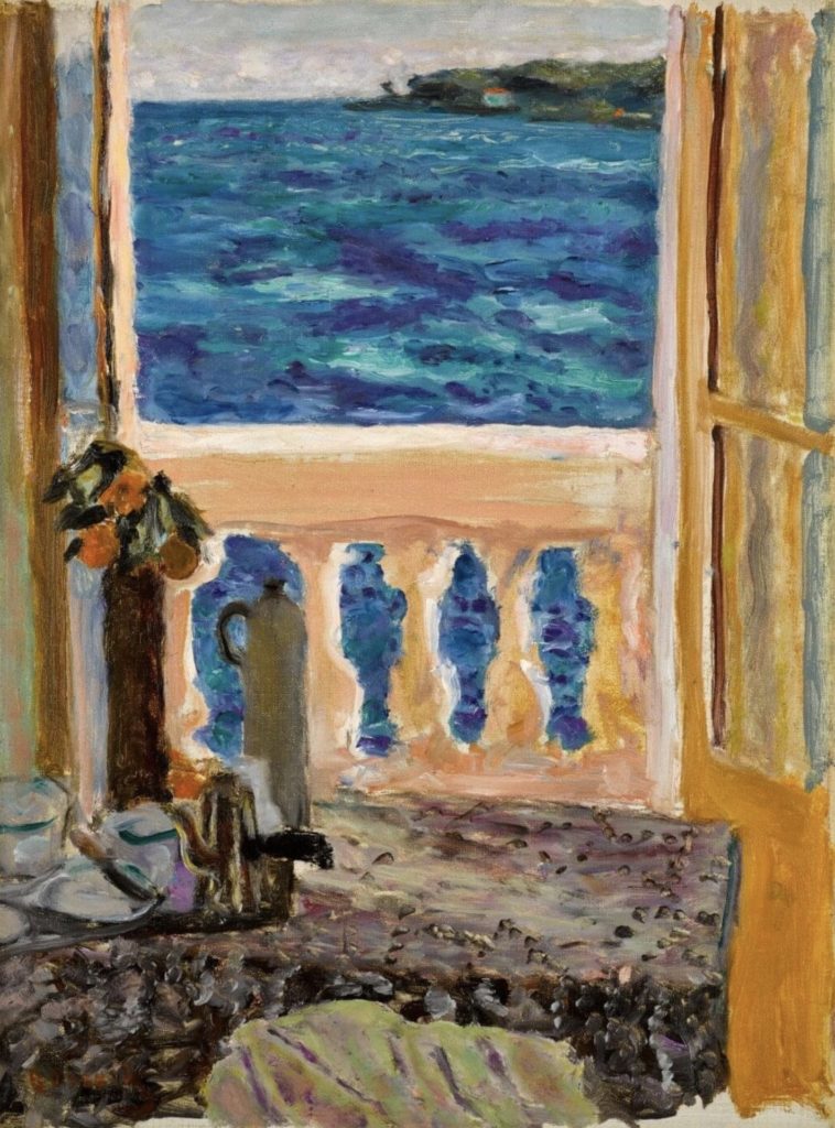 Fenêtre ouverte sur la mer, tableau de Pierre Bonnard