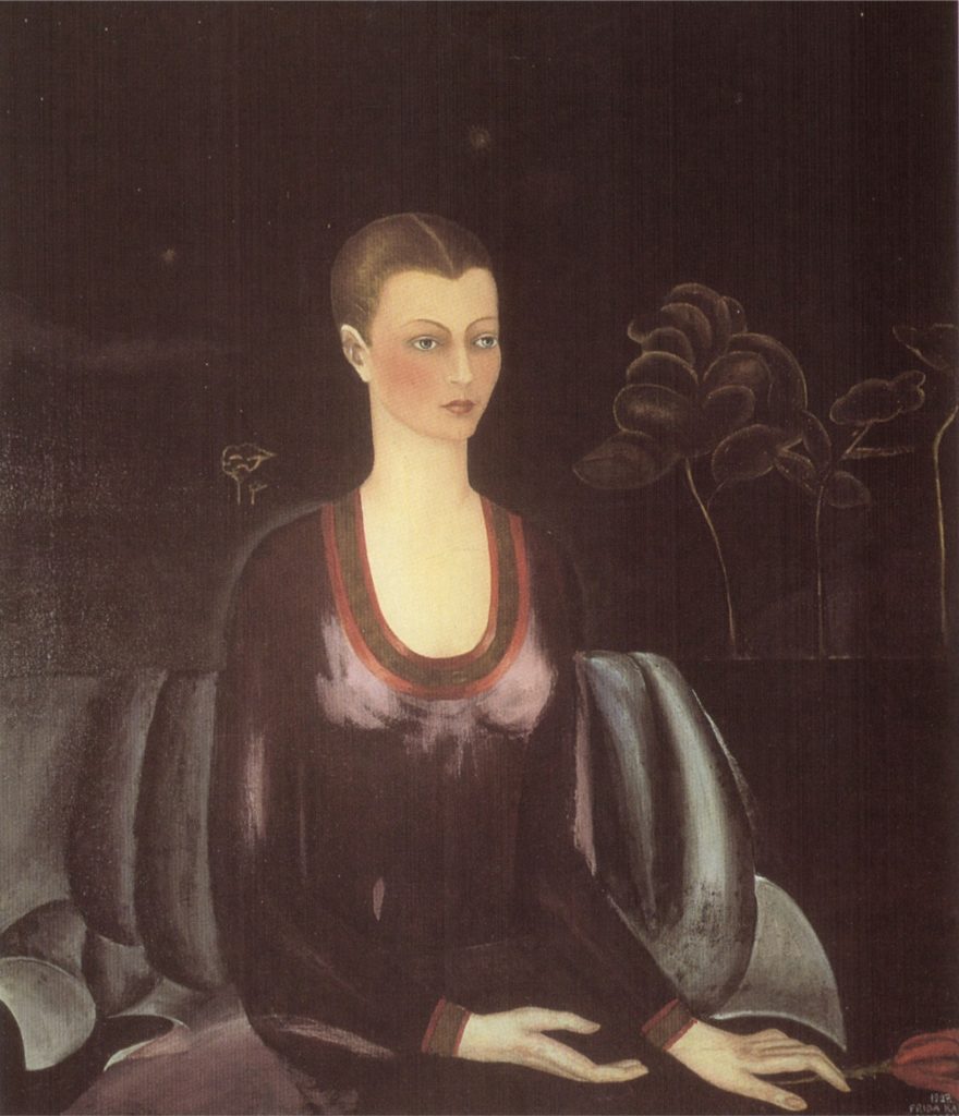 Portrait d’Alicia Galant, tableau de Frida Kahlo