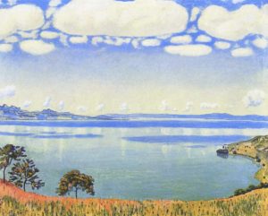 Vue du Léman par Ferdinand Holdler