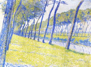 Canal dans les Flandres de Théo Van Rysselberghe