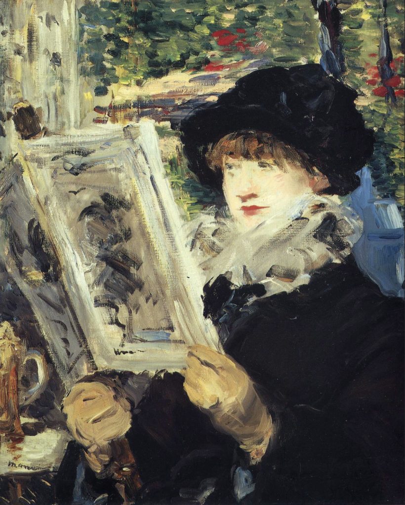 Femme lisant d’Edouard Manet 