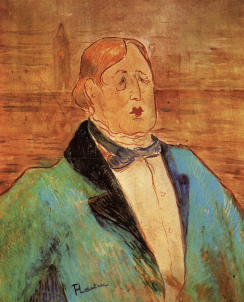 Portrait d’Oscar Wilde par Toulouse-Lautrec