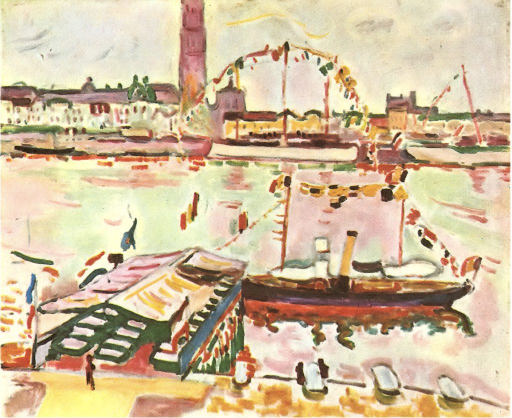Le port d’Anvers, tableau de Georges Braque 