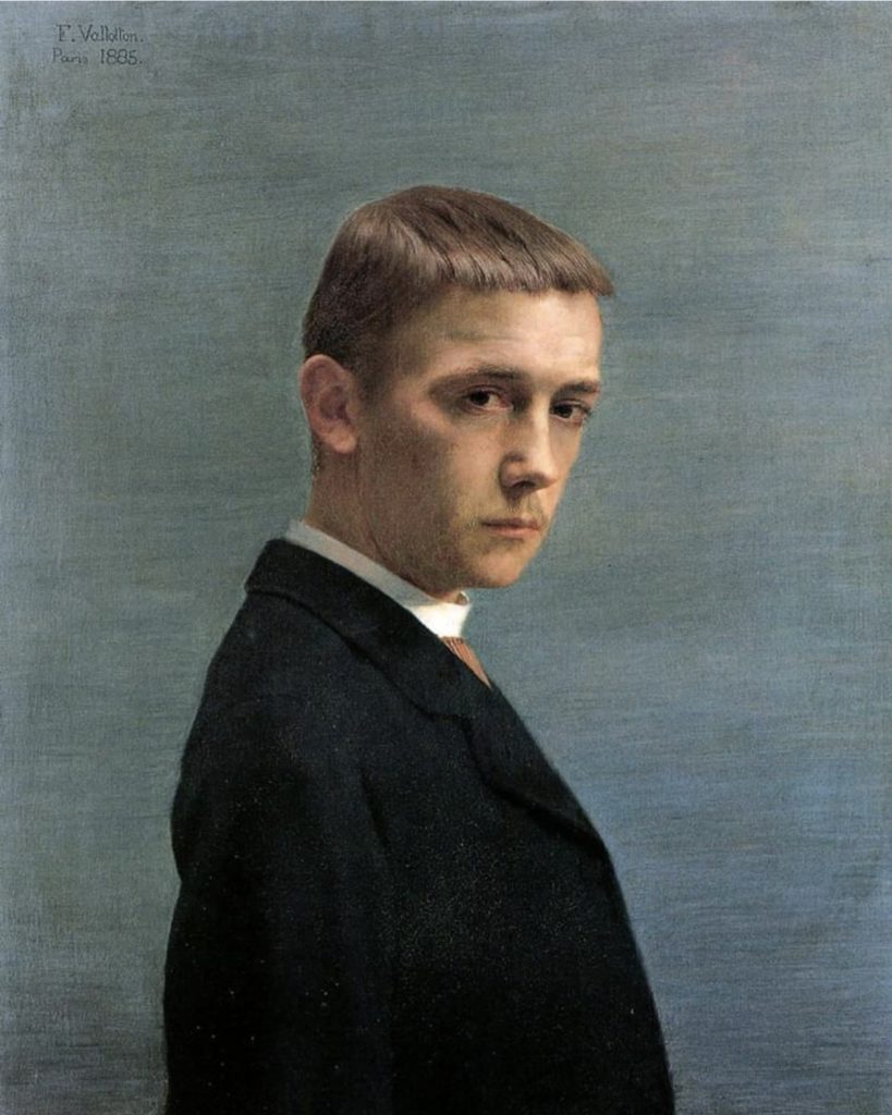 Autoportrait à l’âge de 20 ans par Félix Vallotton 