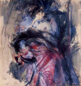 Scène galante, tableau de Giovanni Boldini