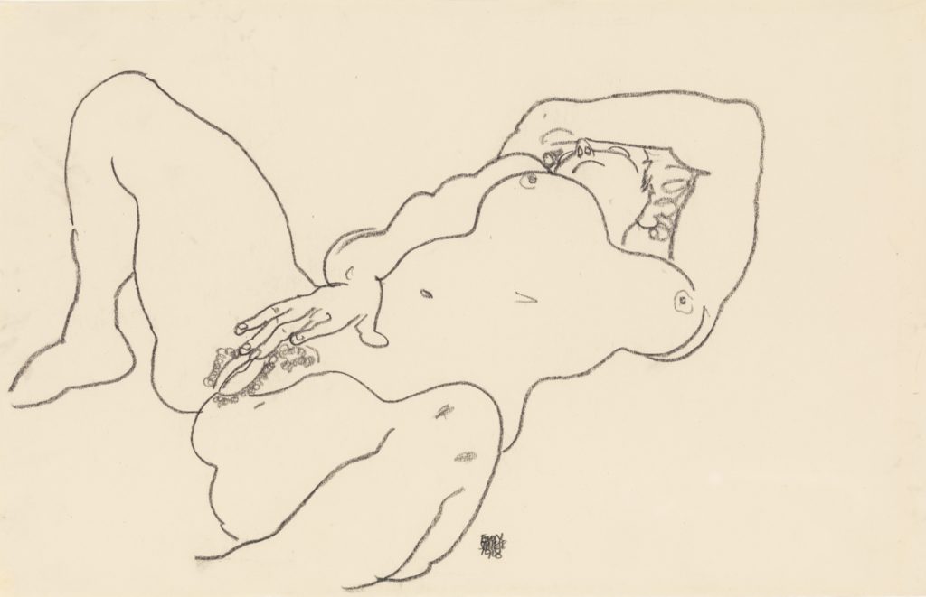 Dessin d’Egon Schiele 