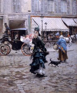 Traversant la rue, tableau de Giovanni Boldini