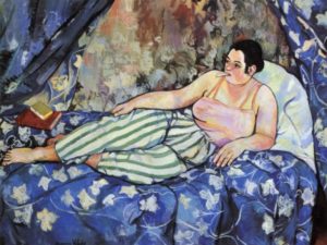 La chambre bleue, tableau de Suzanne Valadon