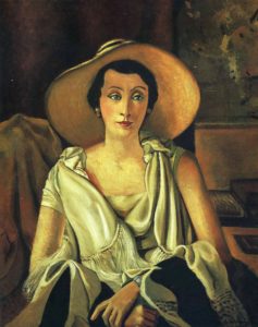 Madame Paul Guillaume avec un large chapeau d’André Derain