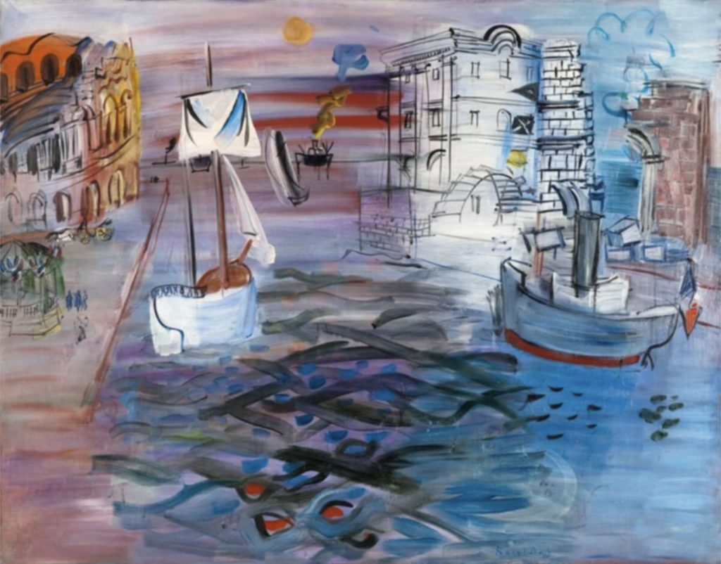 Port au voilier de Raoul Dufy