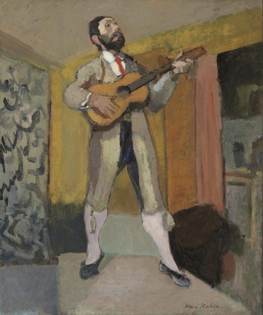 Guitariste debout, tableau d’Henri Matisse