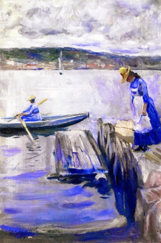 Jour d’été sur la jetée, tableau d’Edvard Munch