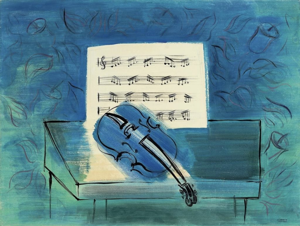 Le violon bleu de Raoul Dufy