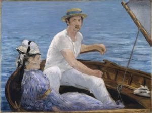 En bateau d’Édouard Manet