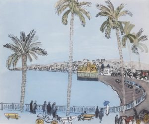 La baie des anges, aquarelle de Raoul Dufy