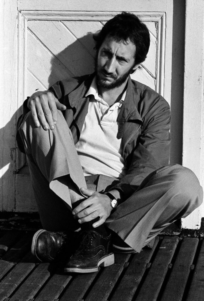Pete Townshend photographié en 1979 par Adrian Boot